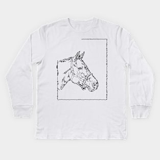 Horse Kids Long Sleeve T-Shirt